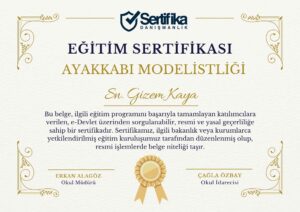 AYAKKABI MODELİSTLİĞİ USTALIK & KALFALIK BELGESİ
