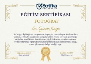 FOTOĞRAF USTALIK & KALFALIK BELGESİ