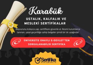 Karabük Sertifika Nasıl Alınır